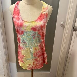 Tie-Dye Sleeveless Top